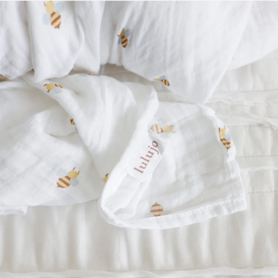 Lulujo | Swaddle Blanket Muslin Cotton LG