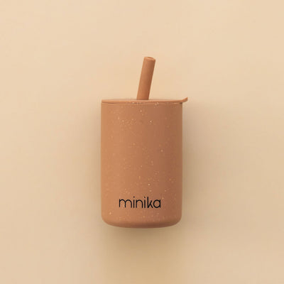 Minika | Straw cup with lid - Plumme Box