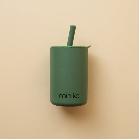 Minika | Straw cup with lid - Plumme Box